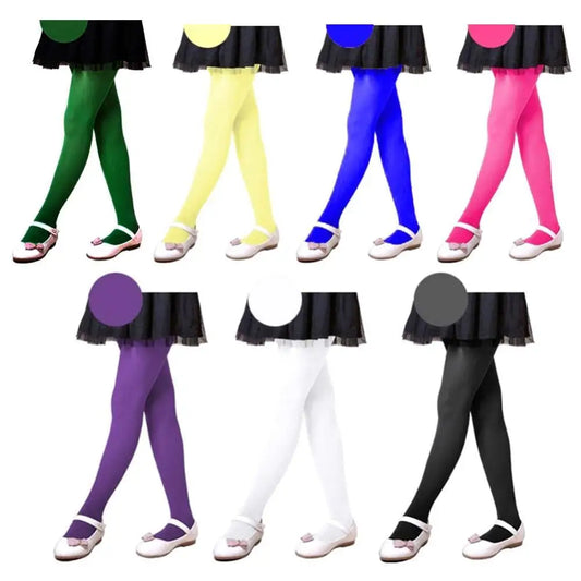 Girls Candy Color Leggings Hosiery Stockings Tights/Pantyhose For Ballet & Dance