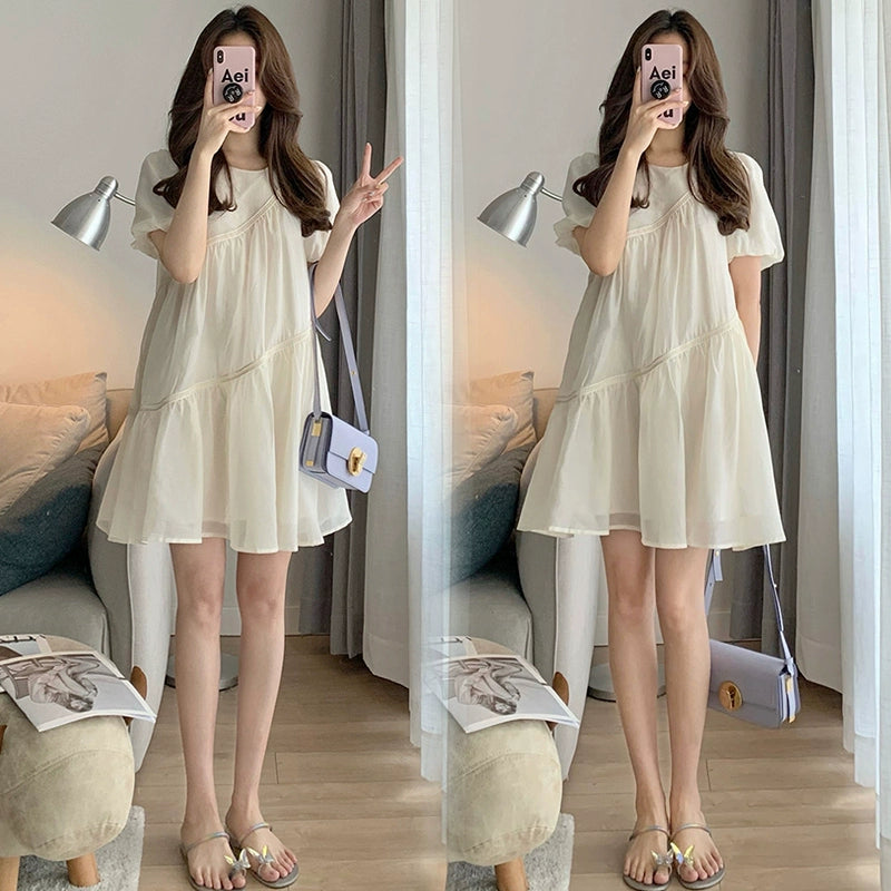 Fashionable Outing Women's Maternity Summer Dress: New For 2024 With Safety Pants