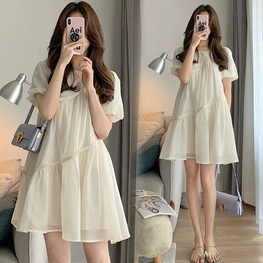 Fashionable Outing Women's Maternity Summer Dress: New For 2024 With Safety Pants