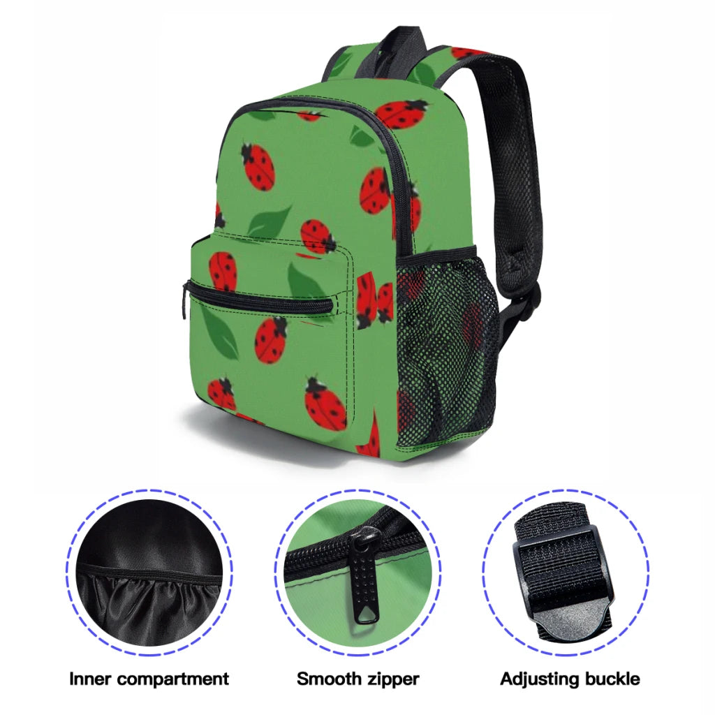 Ladybug Kids School Backpack