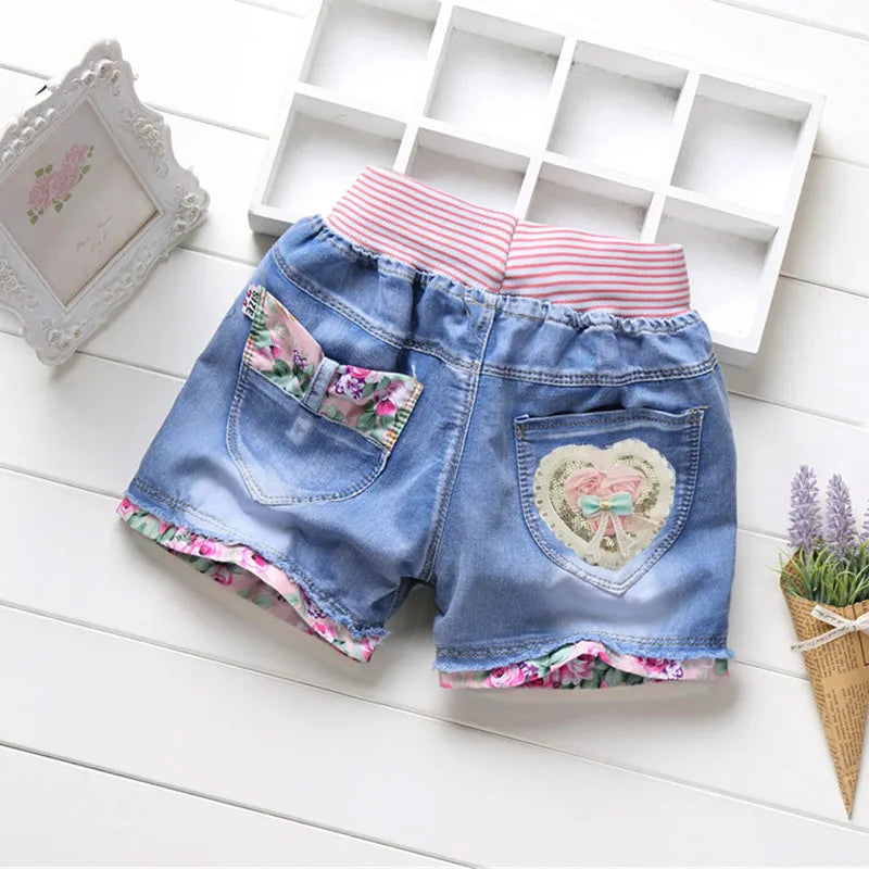 Girls Summer & Denim Lace Shorts In Several Styles: Sizes 3T 4T 5 6