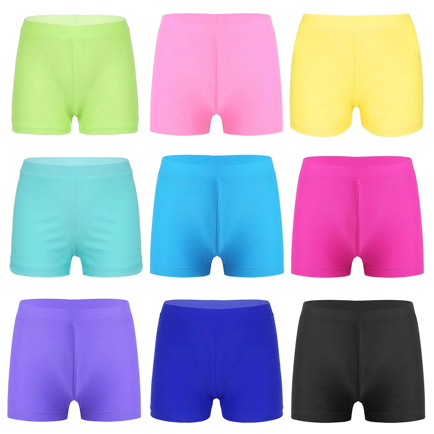 Girls Boy-cut Ballet Dance Shorts Bottoms for Sports Gymnastics Workout Dancewear