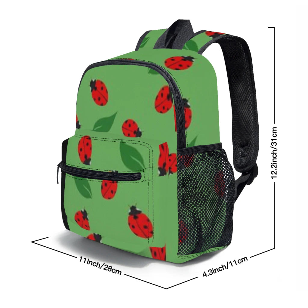 Ladybug Kids School Backpack