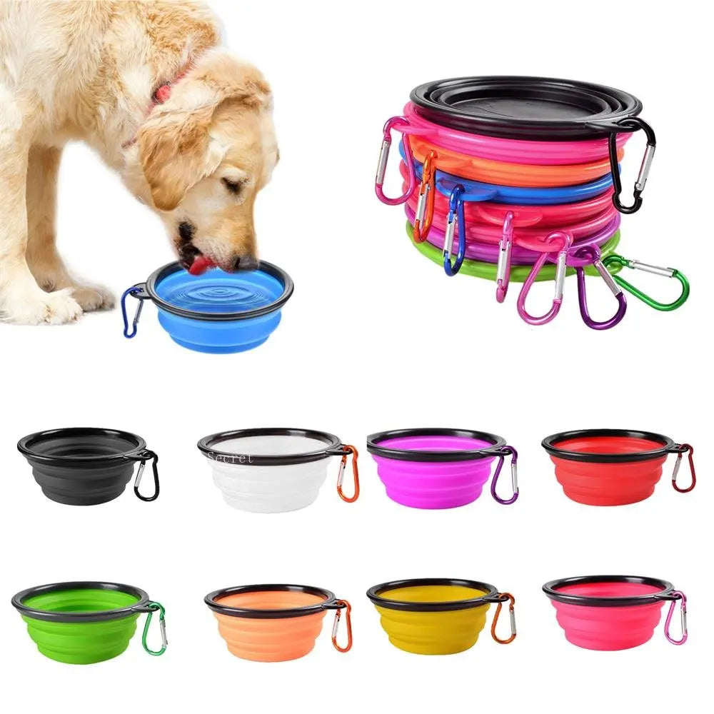 Collapsible Silicone Dog Bowl