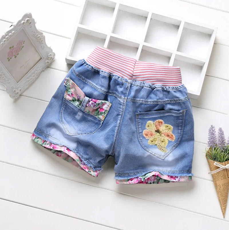 Girls Summer & Denim Lace Shorts In Several Styles: Sizes 3T 4T 5 6